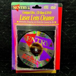 Vintage Sentry CD, CD-ROM & DVD Laser Lens Cleaner